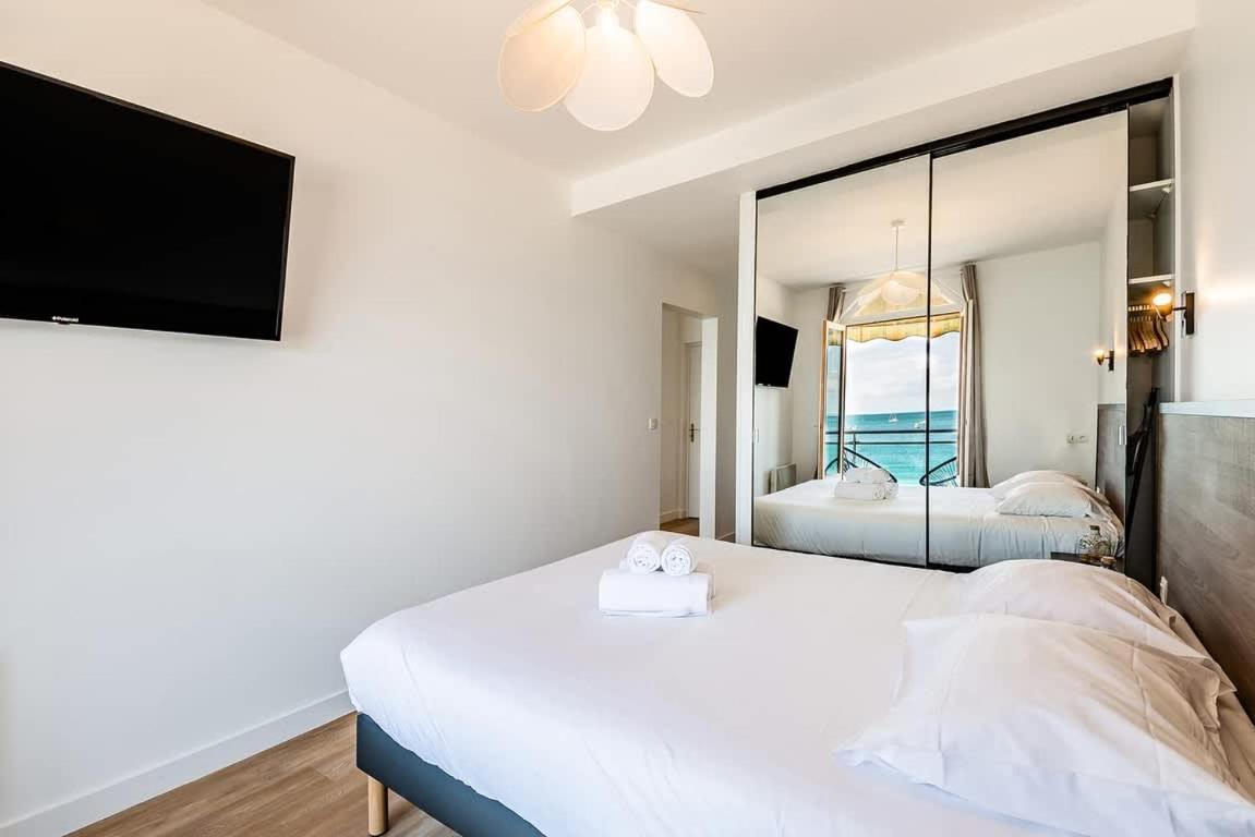 Les Pieds Dans L'Eau - Appartment 2 - Vue Mer Cancale Kültér fotó